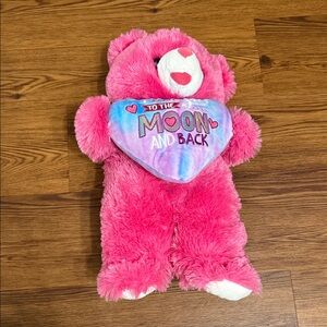 Pink Plush Bear with Heart